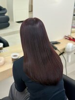 ティエリー 新宿(Tiely)&nbsp;ボルドーカラー／髪質改善／縮毛矯正／ブリーチなし