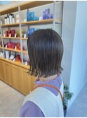 外ハネボブ×オリーブカラー葉田15
