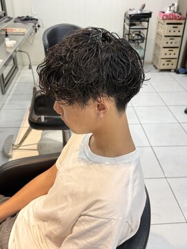 アイズ 海老名(AIZU) 波巻きパーマ メンズパーマ メンズヘア メンズサロン 海老名