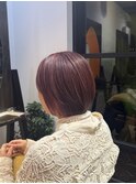ハイライトで作る艶ラズベリーカラー