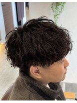 クレヨン ケース(Crayon case)&nbsp;カジュアル刈り上げツイストシースルーマッシュ束感韓国マッシュ