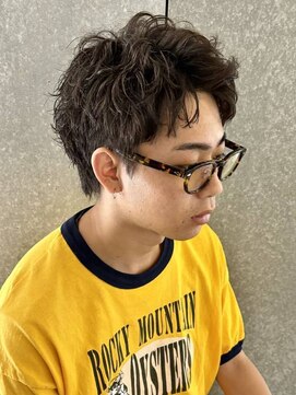 ニアウ 太田店(Niau) スパイキーショートツイストスパイラルパーマメンズパーマ