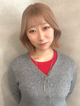 サーカス 町田(circus) ミルクティーブロンド/ダークブルー/デジタルパーマ/町田