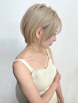 オーロ 千里山店(ORO)&nbsp;20代30代40代50代髪質改善ハイトーンカラー大人ショート