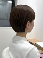 アドラーブル ココロ 新潟(adorable CoCoLo) 20代30代40代ミニボブココアブラウン小顔美肌ストレート丸み