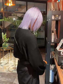 テラ 仙台(Tera) ホワイトラベンダーボブ