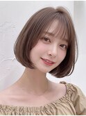 内巻きボブ