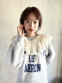 クリアーオブヘアー 本山店(CLEAR of hair)の写真/【本山】ボブは顔まわりが命！面長さんでも丸顔さんでも似合わせて絶対可愛いボブにします♪