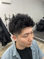 スウェル 成田店(Swell)&nbsp;スパイキー×ピンパーマ[成田駅/Men's/メンズカット/パーマ]