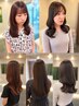 平日 若林指名限定】カラー+カット+トリートメント