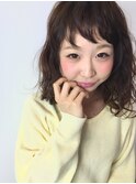 【adorable】くしゅくしゅ濡れ感ウェーブ☆ゆわふるミディロブ♪