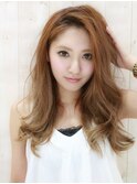 大人かわいいほつれウェーブセミディ