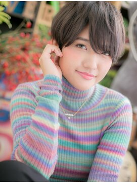 カバーヘア イヴ 戸頭店(COVER HAIR EVE) *+COVER HAIR+*…ハンサムマッシュ小顔ショートa