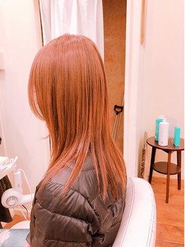 アイル ヘアー(Aile Hair) 【Aile Hair】ロングレイヤー★さらさら縮毛矯正