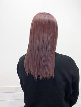 ヘアアンドメイク ルシア 奈良店(hair & make Lucia) ベリーピンクカラー♪