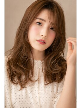 カバーヘア ブリス 大宮西口(COVER HAIR bliss) ミルクティーカラーくせ毛風バレイヤージュ304Z大宮20代30代40代