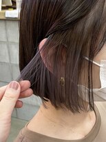 【cuzKLUB】インナーカラー ラベンダーグレージュボブ【池袋】