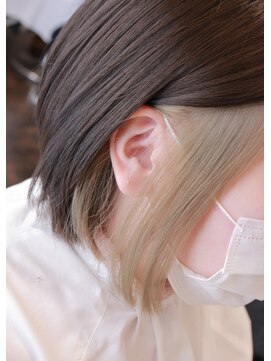 ガーデン GARDEN 【桑名・四日市】インナーカラーバニラベージュ