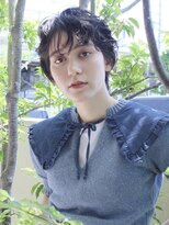 トップヘアー アヴェニュー 刈谷(TOPHAIR Avenue)&nbsp;目元を印象的にみせる前髪！ショートマニッシュ/前髪パーマ