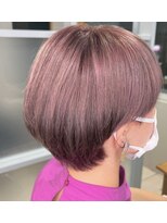サロン ド ビカ(Salon de bika)&nbsp;マッシュショート×深みバイオレットカラー