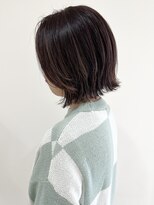 ヒビカ(HIBIKA)&nbsp;ピンクブラウン×ハイライト×ボブ