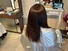 ご新規様　カット＋潤艶エナジーケア全体カラー&縮毛矯正＋ショートスパ