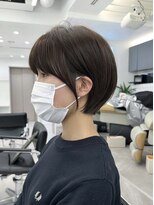 アマトウキョウ 表参道(AMA TOKYO)&nbsp;前髪カット　斜めバング　マッシュヘアー　おおばたける