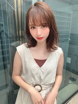 ロンド アンブル 四条烏丸(Lond ambre)&nbsp;伊藤ガク レイヤーオリーブベージュ/ミディアム/デザインカラー