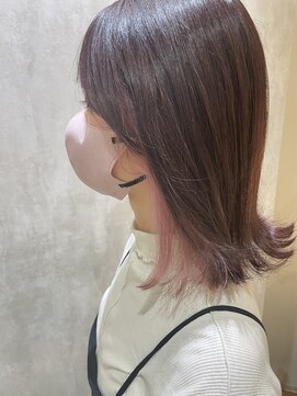 フィゼル あべのルシアス店(Aujua fizelle) ピンクカラー*井上慶太