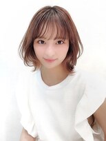 ボブウルフ外国人風カラー韓国ツヤカラー透明感20代30代40代