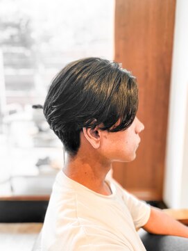 アイリーヘアデザイン(IRIE HAIR DESIGN) 【IRIE HAIR赤坂】メンズカット×センターパート×マッシュ