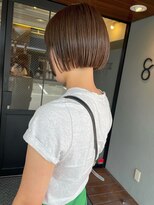 ヘア プロデュース キュオン(hair produce CUEON.) ミニボブ×ナチュラルブラウン