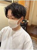 【EIGHT浦和】センターパート毛流れパーマ 貞方style