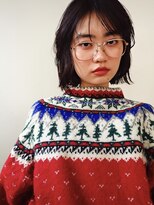 ウェルク(welc) イメチェンスタイルハッシュカット似合わせカットレッドブラウン