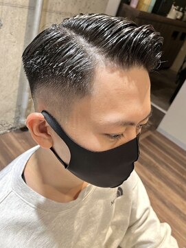 メンズココ 清澄白河店(MENS COCO) ビジネスショートスキンフェードツーブロック刈り上げスーツ