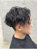 メンズ ツイスト波巻きMIX