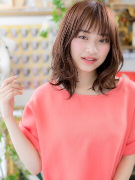 カバーヘア ブリス 大宮西口(COVER HAIR bliss) 大人かわいいくせ毛風やわらかくびれミディc5大宮20代30代40代