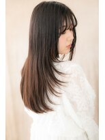 カバーヘア ブリス 大宮西口(COVER HAIR bliss)&nbsp;ヘルシースタイル美髪前下がりレイヤーロングY大宮20代30代40代