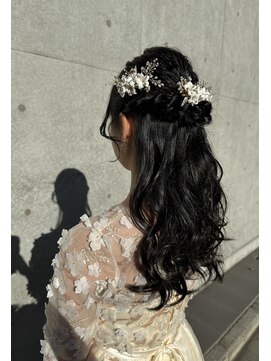 フリーラ 表参道(freera) ハーフアップアレンジお呼ばれヘア