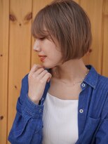 ブゾン(buZon)&nbsp;【buZon ブゾン】内巻きボブ×ライトブラウン