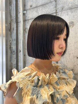 アース 高円寺店(HAIR & MAKE EARTH) プツっとミニボブ！ 【@mppp_32485】