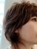 【根元からふんわりパーマ】カット＋柔らかツヤ感炭酸トリートメントコース