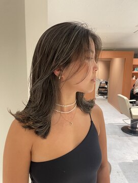 ノラギンザユー(NORA GINZA/U) 海外ガール風地毛ハイライト