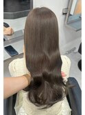 10131秋色オリーブグレージュ髪質改善透明感カラーワンホンヘア