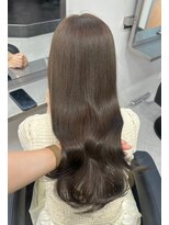 ベレーザシェルト(Beleza scelto) 10131秋色オリーブグレージュ髪質改善透明感カラーワンホンヘア