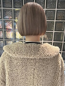 ペレ 梅田(PELE) 黒髪/ボブルフ/ネビージュ/小顔/ワンレン/梅田/髪質改善/前髪