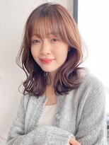 アグノス 青山(Agnos)&nbsp;ココアベージュグラゲヘアーくびれ小顔オリーブグレー