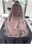 ピンクパープル×ロング
