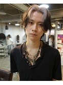 エンドカラー　ウルフ　センターパート