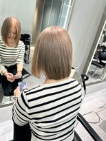 スイ 松戸(SUI)&nbsp;ミルクティーボブ♪【松戸/ブリーチ】